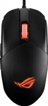 Asus ROG Strix Impact III Gaming Mouse, Semi-Ambidextrous, Wired, Lightweight, 12000 DPI sensor, 5 programmable buttons, Replaceable switches, Paracord cable, FPS gaming mouse, Black