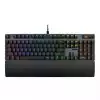 Asus ROG Strix Scope II X gaming keyboard with hot-swappable ROG NX mechanical switches V2, sound-dampening foam, PBT doubleshot keycaps, streaming hotkeys, multi-function controls, three tilt angles, and wrist rest, Black
