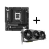 Asus TUF Gaming B850M Plus Wi-Fi + Asus TUF Gaming GeForce RTX 5070 12GB GDDR7 OC