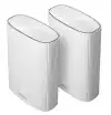 Asus Mesh WiFi, ZenWiFi AX Hybrid XP4 2PK, AX1800 + AV1300, Dual-Band, coverage up to 500m2, Quad-Core 1.2GHz CPU, 256MB/512MB Flash/RAM, Gigabit, AiProtection Pro, Adaptive QoS, VPN server/client, IPTV, OFDMA, Beamforming, AiMesh, White