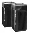 Asus Mesh WiFi system, ZenWiFi Pro ET12 2PK, AXE11000, Tri-Band, coverage up to 610m2, Quad-Core 2.0GHz CPU , 256MB/1GB Flash/RAM, 2.5G dual-port, AiProtection Pro, Adaptive QoS, VPN server/client, IPTV, OFDMA, Beamforming, Link Aggregation, AiMesh,Black