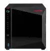 Asustor AS5304T, 4-Bay NAS, Intel Celeron J4105 Quad-Core 1.5 GHz (burst up 2.5 GHz), 4 GB SO-DIMM DDR4, 4x 2.5"/3.5" SATA3 HDD or SSD, 2x 2.5 GbE, 3x USB 3.2 Gen 1 Type A, WOW (Wake on WAN), WOL, System Sleep Mode, AES-NI hardware encryption
