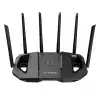 AsusTUF Gaming, BE6500 Dual Band WiFi 7 Router, 4K-QAM, Multi-Link Operation (MLO), Quad 2.5GbE port, Mobile Game Mode, Gear Accelerator, Gaming Port, Open NAT, Smart Home Master, Subscription-Free Security,  AiMesh support, 4G/5G Auto Mobile Tethering