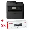 Canon i-SENSYS MF237w Printer/Scanner/Copier/Fax + 2x Canon CRG-737