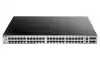 D-Link 48x10/100/1000BASE-T PoE ports (370W budget) Layer 3 Stackable Managed Gigabit Switch with 2x10GBASE-T ports and 4xSFP+ ports 
