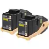 Epson AL-C9300N Double Pack Toner Cartridge Yellow, 7.5k x2