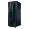 Formrack 19" Free standing rack 42U 800/800mm, height: 2098 mm, loading capacity: 600 kg, front tempered glass door, openable locking sides and back (does not include castor/feet group)
