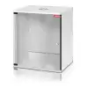 Formrack 19" Wall Mounted rack 12U SOHO 512/400mm, height: 582mm, loading capacity: 50kg., tempered glass door, 19" front rails