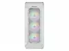 Genesis Gaming PC Case IRID 505 ARGB V2 Midi Tower Window White