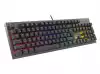 Genesis Mechanical Gaming Keyboard Thor 303 RGB Backlight Red Switch Hot Swap US Layout Black