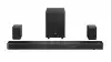 Hisense AX5125H 5.1.2Ch Sound Bar with Wireless Subwoofer, 500W, Dolby Atmos, Bluetooth 5.3, 4K HDMI Pass Through, DTS:X, HDMI/AUX/ARC/Optical/USB, 7 EQ Modes