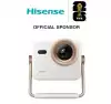 Hisense projector M2SE-PRO Home Cinema,Ultra HD (3840x2160),HDMI 1x, 1300Lumens, 1000:1, 2 x10W,VidaaU7, 65"-200", White