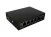 Lanberg Switch ILFE-4P-1Ge-1S-90 POE 1 x BT 3 x AT SFP/ETH DIN Unmanagment Fast Ethernet