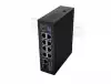 Lanberg Switch ILFE-8P-1Ge-1S-120 POE 4 x BT 4 x AT SFP/ETH DIN Unmanagment Fast Ethernet