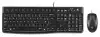 LOGITECH MK120 Corded Combo - BLACK - USB - US INT'L - EER