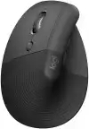 LOGITECH Lift Vertical Ergonomic Mouse Vertical mouse ergonomic left-handed optical 6 buttons wireless Bluetooth 2.4 GHz