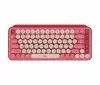 LOGITECH POP Keys Bluetooth Mechanical Keyboard - HEARTBREAKER ROSE - US INT'L