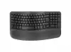 LOGITECH Wave Bluetooth ergonomic keyboard - GRAPHITE - US INT'L - B2B