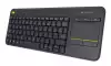 LOGITECH K400 Plus Wireless Touch Keyboard - BLACK - US INT'L