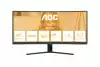 Монитор AOC CU34B3E, 34" Curved 1500R, VA, WLED, 3440x1440@@120Hz, 4ms GtG, 1ms MPRT, 300cd m/2, 3500:1, 50M:1 DCR, Adaptive Sync, FlickerFree, Low Blue Mode, Tilt, HDMI, DP