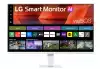 Монитор LG 27U511SB-W, 27" IPS Smart webOS23, 120Hz, 5ms, 1500:1, 250cd/m, FHD 1920x1080, ThinQ, sRGB 99%, HDR 10, HDMI, USB, Bluetooth, AirPlay 2, Speacers 5W x 2, Tilt, White