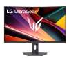Монитор LG 32G600A-B, 31.5" UltraGear Curved Gaming VA, AG, 1ms, 180Hz, 3000:1, 300cd/m2, QHD (2560x1440), AMD FreeSync, Dynamic Action Sync, HDR 10, sRGB 99%, HDMI, DisplayPort, Tilt, Headphone out,  Black