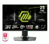Монитор MSI MAG 255PXF, 24.5", 0.5ms, 300Hz, Rapid IPS, 1920x1080 (FHD), 16:9, AMD FreeSync Premium, 90% DCI-P3, AG, HDR Ready, 250 nits, 1000:1, DCR 100M:1, 2x2W, DP(1.2a), 2xHDMI 2.0b, Pivot, Heigh Adj., VESA, Black, 5.3kg