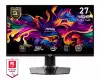 Монитор MSI MAG 271QPX QD-OLED, 26.5", 360Hz, 0.03ms, WQHD 2560x1440, Oled Care 2.0, Fanless Design with Graphene, ClearMR 13000, HDR True Black 400, AI VISION, 250 nits, 1500000:1, 100M;1, DP (1.4a), 2x HDMI (2.1), Type-C (DP alt. PD 15W), Adj.Stand 110mm