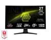 Монитор MSI MAG 274CXF, 27", 0.5ms, 280Hz, Rapid VA, 1920x1080 (FHD), 16:9, CURVE 1500R, FreeSync Premium, 92.2% DCI-P3, AG, HDR Ready, 300 nits, 4000:1, DCR 100M:1, DP(1.2a), 2xHDMI 2.0b, Tilt, VESA, Black, 3.4kg