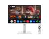 Монитор MSI Modern MD272UPSW, 27", 4ms, IPS, 3840x2160 (UHD), 16:9, Flat, Smart Google TV, Remote Control, HDR Ready, 300 nits, 1000:1, DP(1.4a), HDMI2.0b, TypeC DP alt. w/PD (65W), 2xUSB (2.0), LAN, WiFi 5, BT 5, Dolby Audio 2x3W, Pivot, Heigh Adj., White, 6.3k