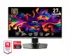 Монитор MSI MPG 271QRX QD-OLED, 26.5", 360Hz, 0.03ms, WQHD 2560x1440, Oled Care 2.0, Fanless Design with Graphene, ClearMR 13000, KVM, Mystic Light, AI VISION, 250 nits, 1500000:1, 100M;1, DP (1.4a), 2x HDMI (2.1), Type-C (DP alt. PD 90W), USB HUB, Adj.Stand 110