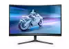 Монитор Philips Evnia 27M2C5500W, 27" Curved 1000R, Fast VA, WLED, 2560x1440@@240Hz, 1ms GtG, 0.5ms MPRT, 400cd m/2, 3000:1, Mega Infinity DCR, Adaptive Sync, FlickerFree, LowBlue Mode, Tilt, Height Adjust, Swivel, 2xHDMI, 2xDP, USB hub
