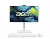 Настолен Компютър Acer Aspire C24-A, 23.8" FHD IPS AiO 120Hz, Intel Core i5-13420H (up to 4.60GHz, 12MB), 16GB DDR4 (1 slot free), 512GB SSD, no DVD, Intel UHD, HDMI, RG-45, WiFi 6, BT 5.0, Glan, Ergo stand w Height Adj., 5MPCam+mic, KBD& Mouse Wireless, NO OS, White