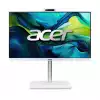 Настолен Компютър Acer Aspire C24-A, 23.8" FHD IPS AiO 120Hz Intel Core i5-13420H (up to 4.60GHz, 12MB), 16GB DDR4 (1 slot free), 1TB SSD, no DVD, Intel UHD, HDMI, USB 3.2, USB 2.0, Type-C, RJ-45, WiFi 6E, Glan, SD reader, Ergo stand, Cam+mic., KBD& Mouse, NO OS, White