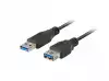 Natec Cable Extreme Media USB-A M/F 3.0 CABLE 1.8M Black