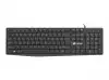 Natec Keyboard Nautilus SLIM US Layout Black