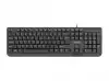 Natec Keyboard Trout US Layout Slim, Black 