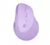 Natec Vertical Mouse Crake 2 Wireless, 2400DPI Bluetooth 5.2 + 2.4 GHz Pure Lavender