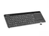 Natec wireless keyboard Turbot slim touch pad x-scissors us layout