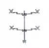 Neomounts Flat Screen Desk Mount (clamp) for 4 Monitor Screens