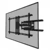 Neomounts Level-850 Wall Mount (full motion, 3 pivots, VESA 800x400)