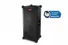 Sharp Speakers CP-LS100, SUMOBOX HIGH PERFORMANCE PORTABLE SPEAKER  120W RMS / 105dB via 2 x 8" woofers + 2 x 2" tweeters, 10 h play time by built in battery, Duo-mode/True Wireless Stereo (TWS), USB x2 (charging only), BT 5.0, 3.5mm Aux-in / line, Black