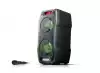 Sharp Speakers PS-929, PARTY Portable Boombox  2 x 6,5” fullrange + 2 x 2” tweeter speakers, max power output 180 W, 13 h play time by built in battery, True wireless Stereo, USB for playback, Bluetooth 5.0, Microphone In, Guitar In, Black