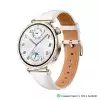 Смартчасовник Huawei Watch GT5 Jana-B19L, 1.32", Amoled 466x466 PPI 352, , BT5.2 BLE/BR/EDR, 5ATM, 524mAh, Screenshot sharing, support message input, message notifications, Battery life up to 7 days, Compatible with iOS and Android devices, White Leather