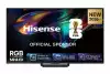 Телевизор Hisense 55" UR8S, 4K Ultra HD 3840x2160, RGB Mini Led , DLED, Quantum Dot, 180Hz, IPS, HDR 10+, HLG, Dolby Vision IQ, Dolby Atmos, Smart TV,Light Sensor,WiFi 6eGHz, WiFi Direct, BT,2x10 W + 20 W + 2x5 W, Anyview Cast, 4xHDMI, 2xUSB, LAN, CI+, DVB-T2/C/S2
