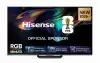 Телевизор Hisense 65" UR8S, 4K Ultra HD 3840x2160, RGB Mini Led , DLED, Quantum Dot, 180Hz, IPS, HDR 10+, HLG, Dolby Vision IQ, Dolby Atmos, Smart TV,Light Sensor,WiFi 6eGHz, WiFi Direct, BT,2x10 W + 20 W + 2x5 W, Anyview Cast, 4xHDMI, 2xUSB, LAN, CI+, DVB-T2/C/S2