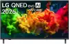 Телевизор LG 43QNED81B3C, 43" 4K QNED MiniLED Smart TV, 3840x2160, DVB-T2/C/S2, Alpha 7 AI Processor, HDR10/HLG, webOS 26 ThinQ, VRR/ALLM/HGiG, 4K Super Upscaling, WiFi 5, Bluetooth 5.3, AirPlay 2, LAN, CI, HDMI, AI Sound Pro, Google Cast, SPDIF , Motion Booster