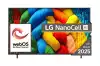 Телевизор LG 65NANO80A3B, 65" 4K HDR Smart Nano Cell TV, 3840x2160, DVB-T2/C/S2, AI Alpha 7, HDR 10 PRO, webOS 25, ThinQ AI, VRR, ALLM, HGiG, WiFi, Clear Voice, AI Upscaling, Bluetooth, Hdmi e-ARC , CI, LAN, AirPlay2, Chromecast, 2 Pole stand, Black