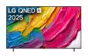 Телевизор LG 86QNED80A3A, 86" 4K QNED HDR Smart TV, 3840x2160, DVB-T2/C/S2, Alpha 7 AI Processor, HDR10 / HLG, webOS 25 ThinQ, VRR / ALLM / HGiG, 4K Upscaling, WiFi 5, Voice Controll, Bluetooth 5.1, AirPlay 2, LAN, CI, HDMI, SPDIF, Google Cast, 2 pole Stand