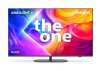 Телевизор Philips 55PUS9010/12, 55" The One 4K Ultra HD QLED, 3840x2160p, DVB-T/T2/T2-HD/C/S/S2, 144Hz, Ambilight 3, P5 Perfect Picture, 90% DCI, HDR+, Titan OS, Dolby Atmos, Dolby Digital, VRR, 4*HDMI, 2*USB, 802.11ac, 40W RMS, Black